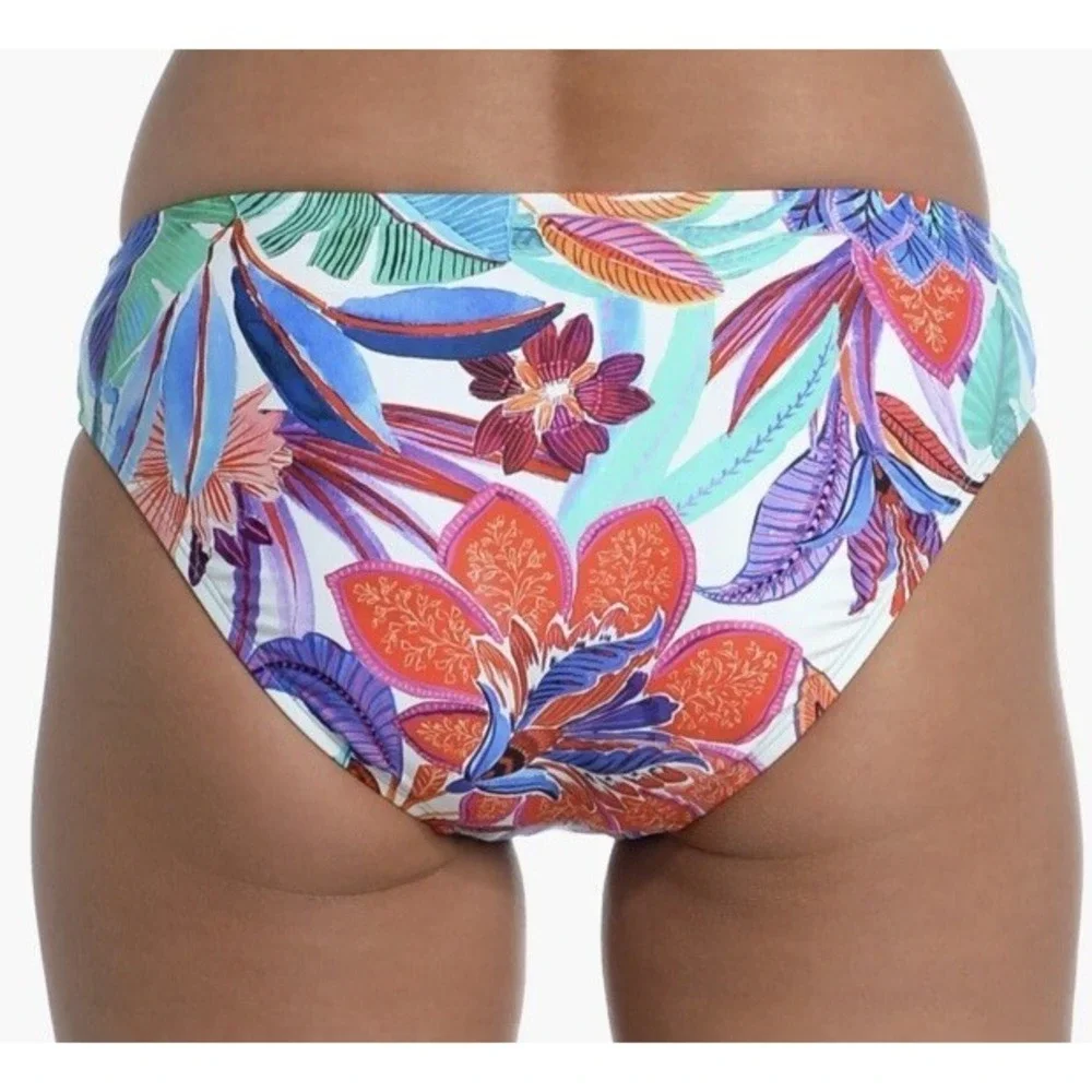La Blanca Womens Bikini Bottom Size 16 Florals Tropical Print‎ NWT Colorful